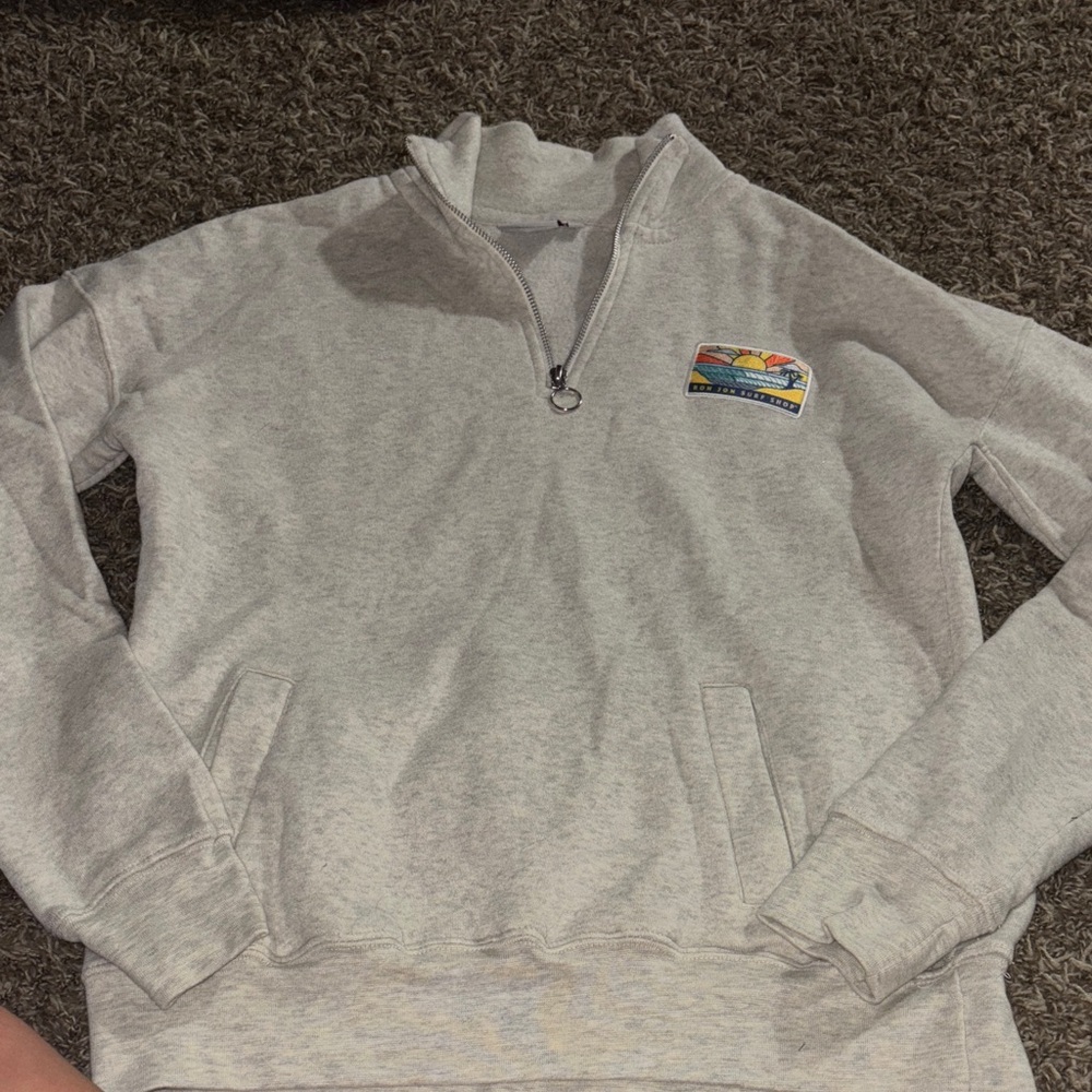 Heather Gray Quarter-Zip Pullover